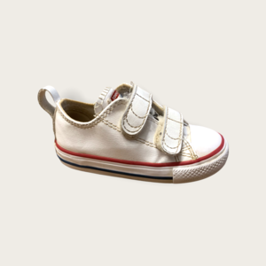 white velcro converse